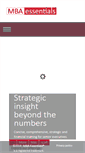 Mobile Screenshot of mbaessentials.net